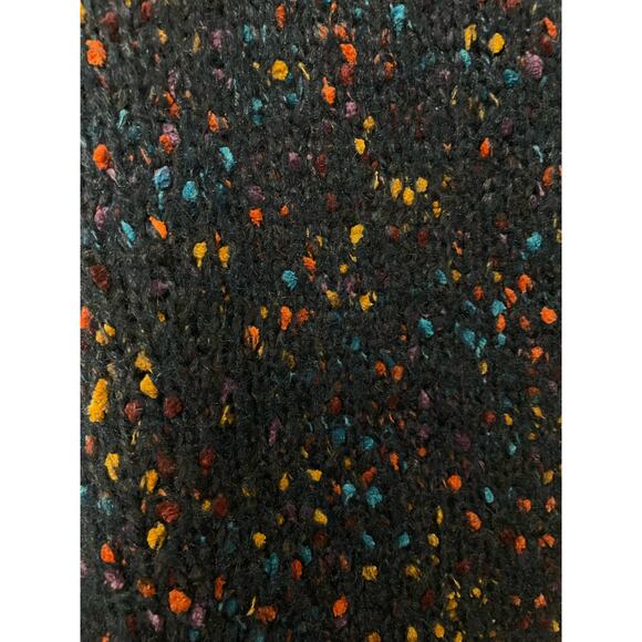 Margeaux & Elle Long Tunic Cardigan Open Navy Blue Speckled Knit Size 1X  XL - Picture 6 of 7